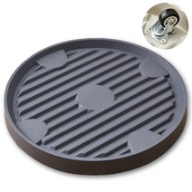 이동식 화분받침 바퀴 원형 대형 화분받침대, 차콜, 1개