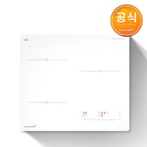 [쿠첸] The Blanc 화이트 3구 인덕션 전기레인지 CIR-O2IH33FLBIB, 프리스탠딩