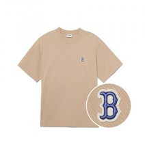 MLB 베이직 스몰로고 반팔 티셔츠 BOS (L.Sand) (KM147621)