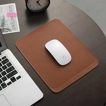 천연 가죽 마우스패드 수제 방수 마우스패드 Esyuse 증정, 그린