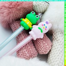 y굿템Pp ed-x6594r무뚝뚝 토끼와 즐거운 개구리 볼펜 어린이 펜슬_p6539mU, 1.즐거운개구리, 본상품선택