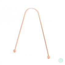 U자형 스텐 혀클리너 3P세트 로즈골드 스텐혀클리너 스테인레스혀클리너 혀백태제거 혀클리너