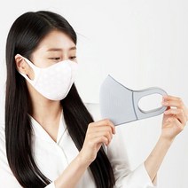 항균루비셀 에어 쿠션 마스크, 마스크 (필터삽입형)- GRAY A