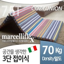 코지유니온 이태리 라텍스 퀸 7.5Cm 3단 매트리스