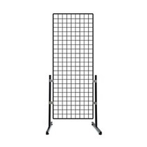 철망파티션 메쉬망 네트망 휀스망 파티션 450x1200mm 진열대 철망다리포함, 1개, 블랙(다리변경1000mm)