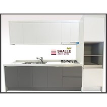 샬레 싱크대 몰딩 걸레받이 EP 싱크볼 수전 쿡탑 후드, 화이트, 하부EP 600*820