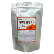 아구찜분말소스 양념나라 1kg 대용량 해물찜 새우찜 꽂게찜, 1개