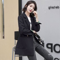 여성 봄코트 트렌치코트 왕홍 기질 작은 양복 영륜풍 더블 단추 신상품 춘추chic 복 외투 날씬해 보인다