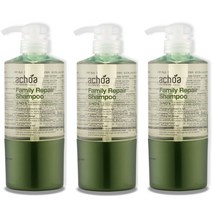 아초아 패밀리 리페어 샴푸 500ml 천연계면활성제, 3개