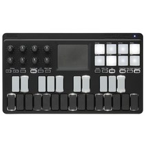 KORG 단골 USB 무선 올인원 모바일 MIDI 키보드 nanoKEY Studio 음악 제작 DTM A4 사이즈 컴팩트 한 디자인으로 휴대하기 편리 바로 시작할 수 소프트웨어 라이센스 포함 25 키, 상품명참조, 상품명참조