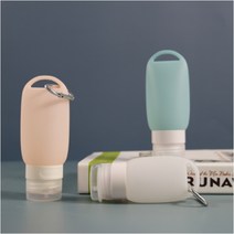카이로스 컨퍼니 휴대용 실리콘 공병 튜브 캡 여행 리필 40/ 60/ 90ml, 90ml블루CM000159, 1개