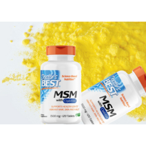 닥터스 베스트 엠에스엠 MSM 옵티 MSM 1500 mg 120 타블렛, 5개, 120정