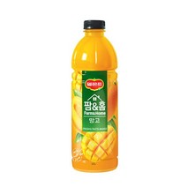 칠성 과일주스 음료수 델몬트 팜앤홈 망고 사무실 탕비실 1.2L 6본 1세트, 11세트