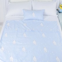 자마 국내제작 JAMAA자마 곰곰이 키즈 이불블랭킷 베개세트