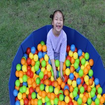 다용도 오감 놀이매트 유아동 촉감놀이 모래놀이 볼풀장 수영장 접이식 방수 다용도매트, 대형 120*30