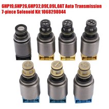 차량용 HP19HP2HP32 자동 변속기 밸브 BMW Jaguar Land Rover ZF 용 7 피스 솔레노이드 키트 108298044, 01 as shown