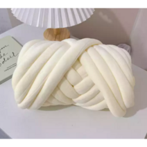 벨벳 자이언트얀 빅얀 루피망고실 왕모찌실 가방 DIY 핑거니팅 20색상, 벨벳얀 1kg, 벨벳 크림