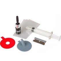 유리복원제 자동차 앞 유리 수리 도구 창 유리 경화 접착제, 푸른