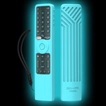 Xiaomi Mi TV 용 실리콘 원격 케이스 MAX 86 ''a2 Q1 P1E 32 43 50 BT 음성 제어 커버 XMRM-19 스, 05 luminous turquoise