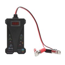 배터리 용량 테스터 12v 자동차 배터리용 안전한 자동차 배터리 분석기, 없음