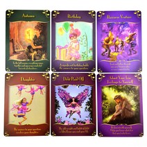 SanBeans Doreen Virtue Tarot Psych Game의 요정 오라클 카드의 마법의 메시지(Purple), Purple