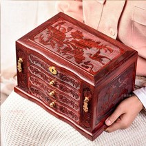 나무 보석상자 케이스 박스 보관함 돌반지함, 상세 페이지 참고, B