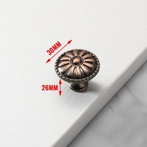 서랍손잡이 수입가구 방문 가구 싱크대 서랍장 가죽 매립 흡착 북유럽 손잡이 청동 문, 6041-30mm-rb