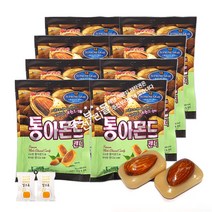 오리온 통아몬드캔디(90g) x 8봉(+밀크츄 2개포함), 1set
