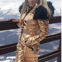 원피스보드복 키즈올인원스키복 올인원스키복 스키 jumpsuit 여성 겨울 겉옷 따뜻한 패딩 원피스 후드 snowsuit 모피 칼라 코트 shinny 방수 snowborad 정장