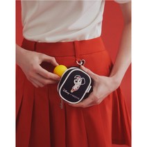 헤지스골프 [헤지스골프]블랙 캐릭터자수 나일론 볼주머니(HWGF3E950), 선택완료, 블랙(BK)