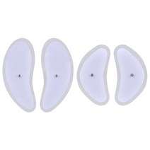 얼굴마사지기계 턱 주름 마사지기 전기 슬리밍 진동기 전극 스티커 미용 도구와 전자 근육 자극, 4pcs 패치