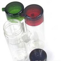 에씨클레오 투명한 용기로 내용물 확인이 편리한 간장병 300ml 소스병 E-247691, 블루 1개