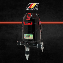 KOTEN 코텐 전자식 레이저레벨기 K10R 레드빔 10배밝기 자동보정