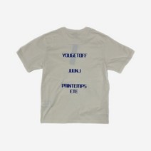 준지 그래픽 루즈핏 숏슬리브 티셔츠 아이보리 Juun.J Graphic Loose Fit Short Sleeve T-Shirt Ivory 남성 반팔티셔츠