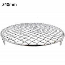 오븐렉 전자레인지 선반 스메그 우녹스 지에라 우드랙 수납형 round 바베큐 bbq 그릴 net mesh racks grid round grate steam net 304 그릴, 240mm