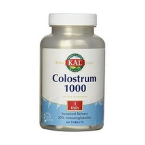 필수지방산 KAL Colostrum Capsules 1000 mg 60 Count, 60.0 Servings (Pack of 1)