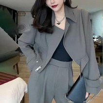 여성정장세트 102 명품 세미 슈트 투피스 치마 면접 명품 스타일 오피스룩