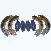 디스크로터 자동차 브레이크 디스크 튜닝 엘더링 픽업트럭 티링 T3T5/T7 브레이크 캘리퍼 브레이크 디스크 앞바퀴 뒷바퀴 브레이크 패드, 04 5타이어 나사-뒷장착4편-CAC공장