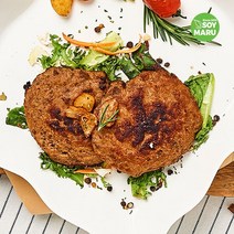 채식 콩고기 식물성 단백질 스테이크 비건 고기 대체육 200g, 비건 스테이크 200g, 1개