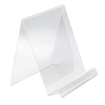 아크릴스탠드 POP 다용도 책 거치대 A5대형 독서 진열대 태블릿 A4 안내판, 단품, 1