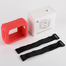 JBL go3에 자전거 스피커 보호 브래킷 보호 케이스 스트랩 브래킷 휴대용 이동 3 스피커 스토리지 셸 야외 스탠드, 03 Red