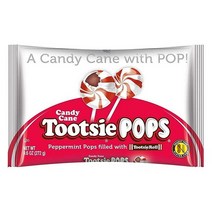Tootsie Pops 투시팝 캔디 케인 페퍼민트 막대 사탕 272g 투시롤 Peppermint, 1개