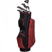 캘러웨이 여성용 레바 8PC 세트, Red/Black, Right, Drvr/5W/5H/7IR/9IR/SW/Putter/B