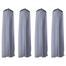 행거가리개 옷 커버 보관 행거 가림막 2+1 부직포 160cm 180cm 200cm 투명 부드러운 얇은 명주 그물 먼지 홈 의류 웨딩 드레스 의류 신부 가운 보호대 메쉬 원사, d