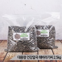 대용량 건강알곡 해바라기씨 2.5kg 소동물 앵무새간식