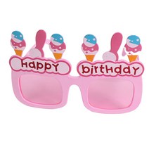 생일안경 10종류 해피버스데이 축하 생일초 홈파티, 생일안경_핑크
