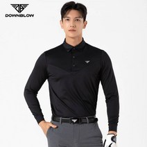 기능성 골프웨어 남성 PK 카라티셔츠 올블랙 FW
