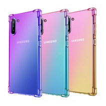 앙피앙 그라데이션 탱크방탄 케이스 갤럭시노트10 노트10 플러스, 갤럭시노트10 플러스, 퍼플블루
