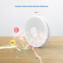 관로탐지기 리지드 정화조 CORUI-투야 와이파이 2 인 1 버전 스마트 연기 감지기 센서 일산화탄소 가스 라이프용 화재 소리 경보