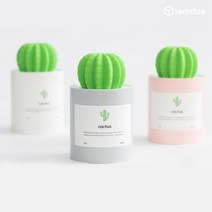 선인장 USB 미니 가습기 탁상 사무실, 선인장가습기(그레이)